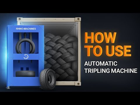 Exporter des pneus avec la Tripleuse automatique Rhino