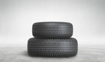 2 pneus de taille différentes