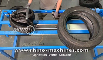 Étape 1 - Compresser le pneu