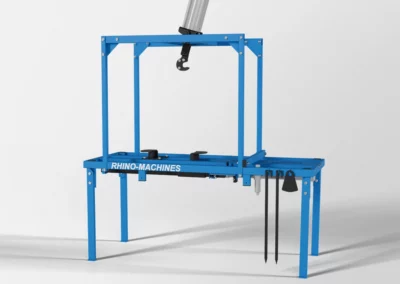 Machine à détripler les pneus