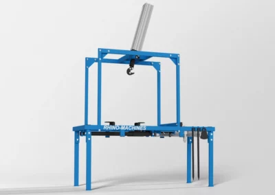 Machine à détripler les pneus